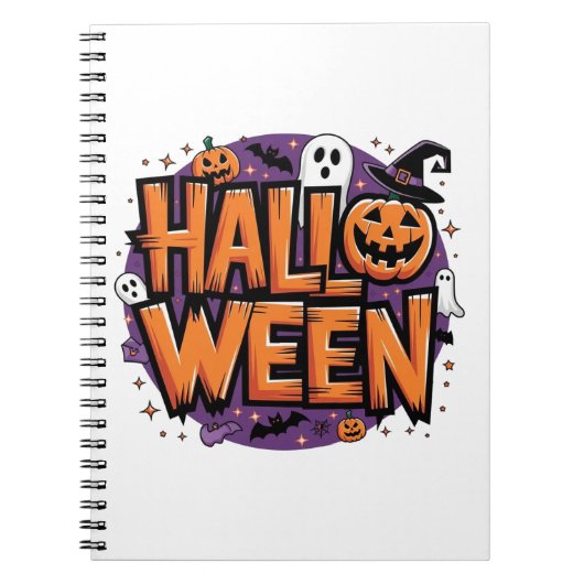 Cute funny halloween notizblock (Vorderseite)