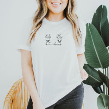 Cute Funny Halloween Spooky Boo Bees T-Shirt