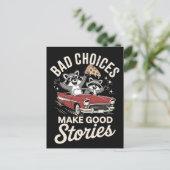 Cute Funny Humor Friend Friendship BFF Postkarte (Stehend Vorderseite)