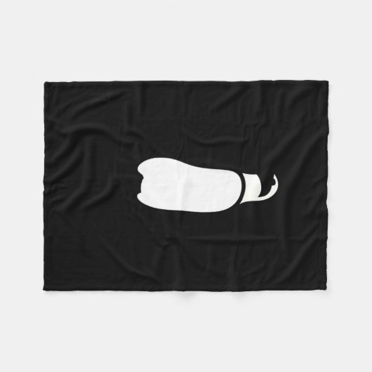 Cute Funny Just Chillin Zoo Penguin  Fleecedecke (Vorderseite (Horizontal))