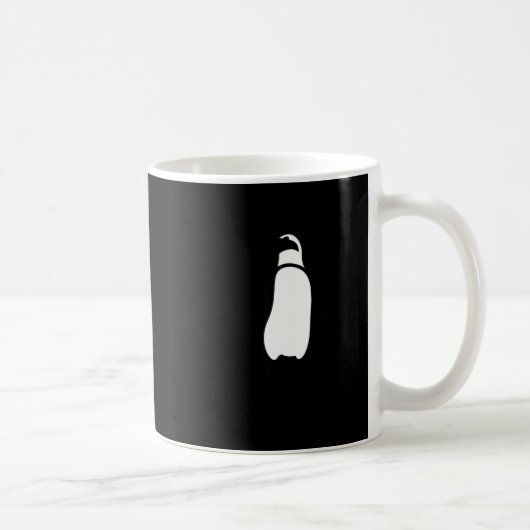Cute Funny Just Chillin Zoo Penguin Kaffeetasse (Rechts)