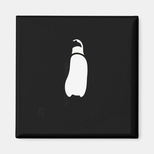 Cute Funny Just Chillin Zoo Penguin Magnet (Vorne)