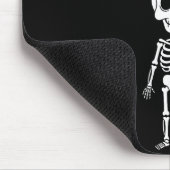 Cute Funny Kawaii Skeleton Birthday Skull Happy Wo Mousepad (Ecke)