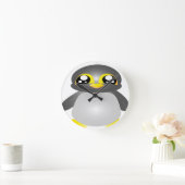 Cute funny penguin runde wanduhr (Zuhause)