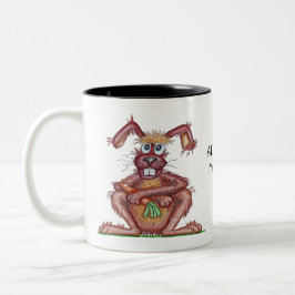 Cute  Funny Rabbit Design Zweifarbige Tasse