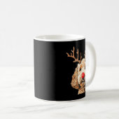 Cute Funny Reindeer Santa Goldendoodle Christmas T Kaffeetasse (VorderseiteRechts)