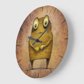 Cute Funny Robot Droid Große Wanduhr (Winkel)