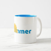 Cute & Funny Summer Mug- Perfect Gift for Friends Zweifarbige Tasse (VorderseiteRechts)