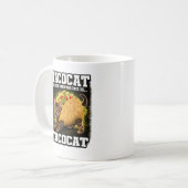 Cute Funny TacoCat Spelled Backwards Coffee Mug Kaffeetasse (Vorderseite Links)