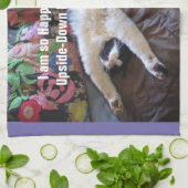 Cute Funny Tuxedo Cat Mexican Wave cats Geschirrtuch (Gefaltet)