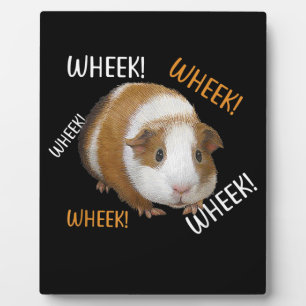 Cute & Funny Wheek - Guinea Pig Owner Cavy Lover Fotoplatte