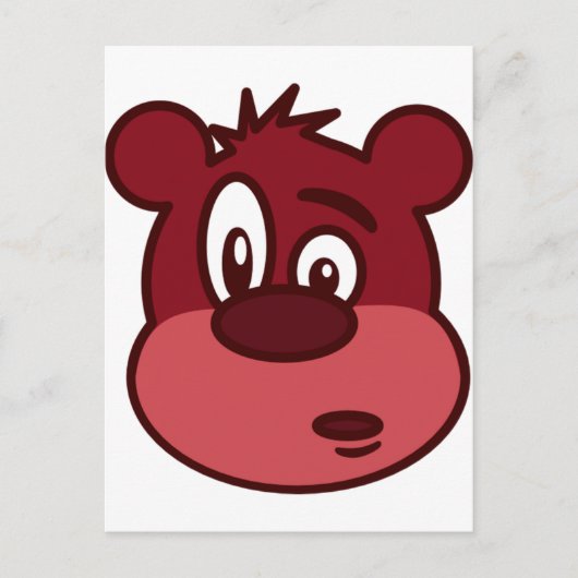 Cute Funny Winking Postkarte (Vorderseite)