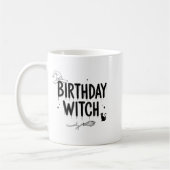 Cute Funny Witch Witchy Birthday Witches Happy Wom Kaffeetasse (Links)