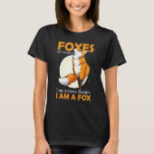 Cute Furry Foxes Retro Animal Zoo Classic Passion  T-Shirt (Vorderseite)