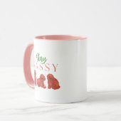 Cute furry puppy mug, Stay Sassy Tasse (Vorderseite Links)