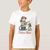 Cute Future Firefighter Shirt (Vorderseite)