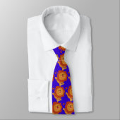 Cute Gamboling Cartoon Lion Lion Tie Krawatte (Gebunden)