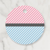 Cute Gamer Baby Gender Reveal Geschenkanhänger (Rückseite)