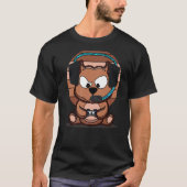 Cute Gamer Dog Gaming Pitbull Puppy Video Gamer Do T-Shirt (Vorderseite)