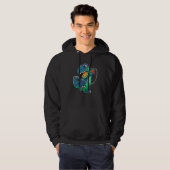 Cute Gaming Rex Dinosaur Playing Video Games Boys Hoodie (Vorne ganz)