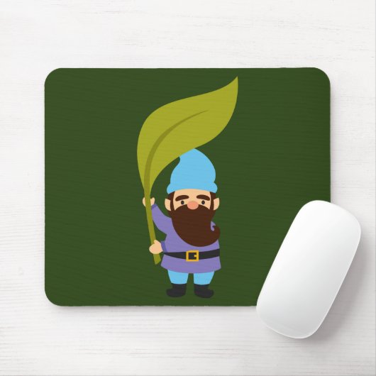 Cute garden gnomes fun mousepad (Mit Mouse)