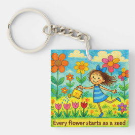 Cute Garden Keychain Schlüsselanhänger