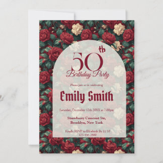 Cute Gardenias Petal Party Einladung