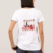 Cute geese valentine  T-Shirt (Rückseite)