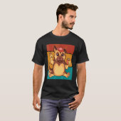 Cute German Shepherd Puppy T-Shirt (Vorne ganz)