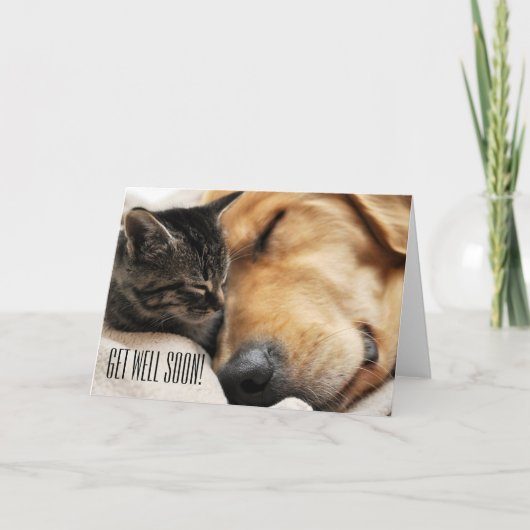 Cute Get Well Soon Card Karte (Vorderseite)