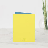 Cute get well soon duck  karte (Rückseite)