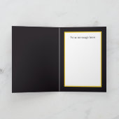 Cute get well soon penguin add message  karte (Innenseite)