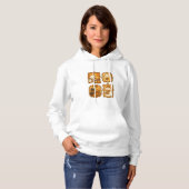 Cute Ghost and Cat in Autumn Season | Cozy Fall Hoodie (Vorne ganz)