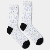 Cute Ghost and Spiderweb Halloween Socken (Rechts)