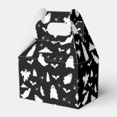 Cute Ghost, Bats & Spiders Halloween Pattern Geschenkschachtel (Vorderseite)