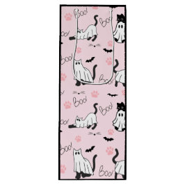 Cute Ghost Cats Halloween Geschenktüte Für Weinflaschen