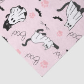 Cute Ghost Cats Halloween Seidenpapier (Detail)