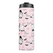 Cute Ghost Cats Halloween Thermosbecher (Vorderseite)