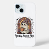 Cute Ghost Coffee Halloween Phone Case  (Rückseite)