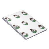 Cute Ghost Coffee Notebook Notizblock (Rechte Seite)