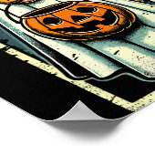 Cute Ghost Dog Men Women Kids Halloween Funny Ghos Poster (Ecke)