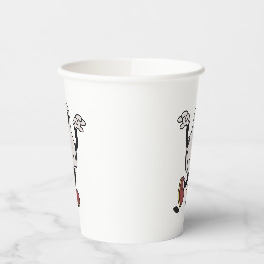 Cute ghost enjoying pappbecher (Links)