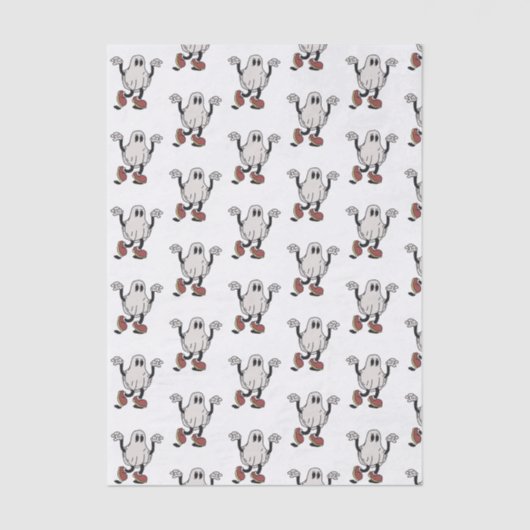 Cute ghost enjoying seidenpapier (Vorderseite)