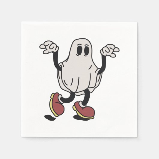 Cute ghost enjoying serviette (Vorderseite)