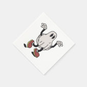 Cute ghost enjoying serviette (Ecke)