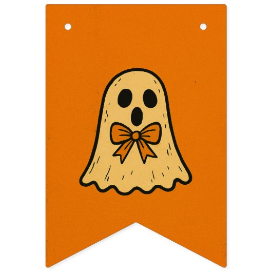 Cute Ghost Halloween Bunting Banner (Zweite Fahne)
