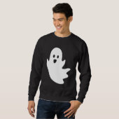 Cute Ghost Halloween Pocket Boo Sweatshirt (Vorne ganz)