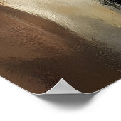 Cute Ghost Hugs Black Cat Print, Digital Halloween Poster (Ecke)