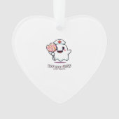 Cute Ghost Nurse Boo Boo Crew Halloween Classic T- Ornament (Vorderseite)