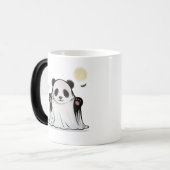 Cute Ghost Panda Under the Moon Verwandlungstasse (Vorderseite Links)